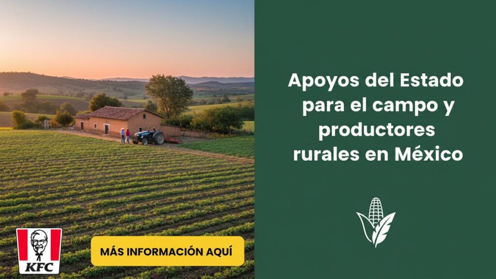 Apoyos del Estado para el campo y productores rurales en México
