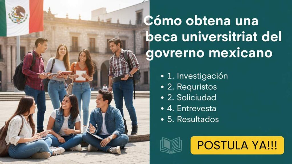 Cómo obtener una beca universitaria del gobierno mexicano