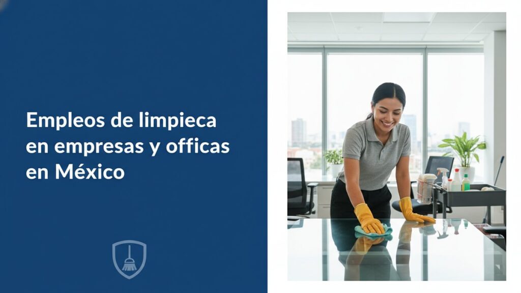 Empleos de limpieza en empresas y oficinas en México