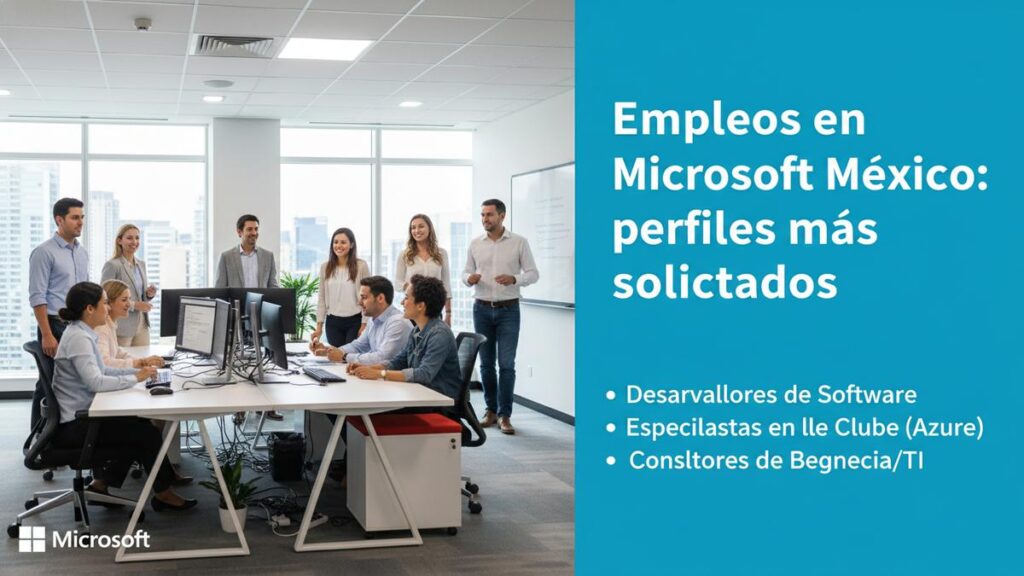Empleos en Microsoft México: perfiles más solicitados