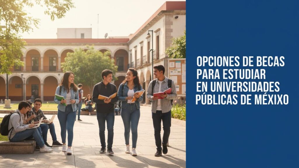 Opciones de becas para estudiar en universidades públicas de México