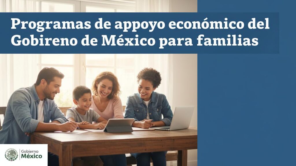 Programas de apoyo económico del Gobierno de México para familias