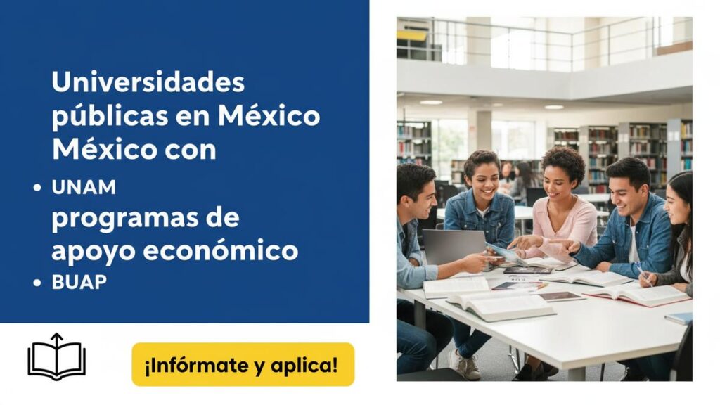 Universidades públicas en México con programas de apoyo económico